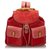 Gucci Red Bamboo Suede Drawstring Backpack Leather  ref.164373