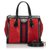 Gucci Red Small Suede Ophidia Satchel Black Leather Patent leather  ref.164444