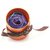 Hermès Hermes Purple Ginza 5-4-1 Lenço de seda Twilly Multicor Roxo Pano  ref.164505