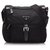 Borsa a tracolla in nylon nero Prada Pelle Panno  ref.164512