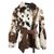 Antik Batik casaco de pele modelo "vaca" Sheela Multicor  ref.164531