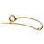 Golden brooch or pin Alexandra Golovanoff Metal  ref.164555