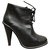 low heeled boots Opening Ceremony p 36 new condition Black Leather  ref.164728