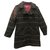 Kenzo Girl Coats outerwear Dark brown Cotton  ref.164765