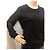 Autre Marque Jersey Paul Brial Negro de Viscosa con Cuello de Strass - vista 2