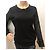 Autre Marque Jersey Paul Brial Negro de Viscosa con Cuello de Strass - vista 5