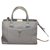 Executive Chanel Handtaschen Grau Leder  ref.164787