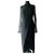 Vestido de noche Chanel Negro Seda Viscosa  ref.164805