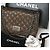 Chanel Borsa jumbo con patta in caviale Marrone Taupe Grigio antracite - vista 3