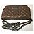 Chanel Borsa jumbo con patta in caviale Marrone Taupe Grigio antracite - vista 6
