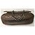 Chanel Borsa jumbo con patta in caviale Marrone Taupe Grigio antracite - vista 9