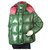 Moncler Parana Giubotto Bright Green with Pink interior Puffer jacket size 0 Polyamide  ref.164973