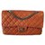Chanel Pink Orange Leather  ref.165053