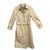 Burberry woman raincoat vintage t 36 with removable wool lining Beige Cotton Polyester  ref.165055