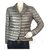 Moncler Leyla Giacca Woman's Gray Light Puffer jacket size 1 Grey Polyester  ref.165212