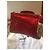 Pochette Moschino Biker Rossa in Pelle Rosso - vista 4