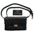 Gabrielle Chanel borsa da cintura 2.55 Pelle nera Nero Agnello Pelle  ref.165279