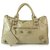 Balenciaga Taupe Distressed Leather Large City Bag with giant rose gold hardware  ref.165296