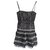 Bcbg Max Azria Dresses Black Cotton Polyester Nylon  ref.165353