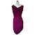 Vivienne Westwood Red Label Vestido asimétrico con dobladillo de burbuja. Fucsia