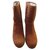Marc by Marc Jacobs Furry boots, Wedges, cognac leather 36. Caramel  ref.165415