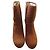 Marc by Marc Jacobs Boots fourrées, compensées, cuir cognac 36.