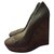 Christian Louboutin Heels Brown Leather  ref.165585