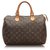 Louis Vuitton Brown Monogram Speedy 30 Leather Cloth  ref.165597