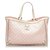 Gucci Pink GG Canvas Abbey D Ring Tote Bag White Leather Cloth Cloth  ref.165599