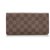 Louis Vuitton Brown Damier Ebene Brazza Wallet Leather Cloth  ref.165613