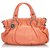 Céline Celine Orange Leather Satchel  ref.165661