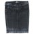 7 For All Mankind Skirts Black Grey Cotton  ref.165712