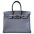 Hermès HERMES BIRKIN 35 Grey Leather  ref.165842