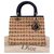 Lady Dior DIOR Multiple colors Straw  ref.165847