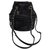Chanel Black Leather Cloth  ref.165867