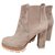 Nando Muzi Ankle Boots Grey Leather  ref.165959