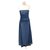 Vera Wang Vestido azul Acetato Satén  ref.165993