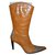 Le Silla Ankle Boots Cognac Leather  ref.165998