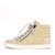 Sneakers Chanel Coco beige T37 Pelle  ref.166100