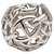 Anillo de bola Hermès, "Cadena de ancla encadenada", dinero. Plata  ref.166344