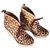 Serafini boots wedge heels. Leopard print Pony-style calfskin  ref.166364
