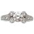 Cartier ring, "Ballerina" model in platinum, diamond 0,60 ct H / VS2.  ref.166382