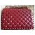 Borsa a mano Valentino Rockstud in pelle rossa Rosso - vista 4