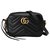 GUCCI mini GG Marmont chain shoulder bag BRAND NEW Black Leather  ref.166621