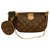 Louis Vuitton Multi Pochette Brown Leather  ref.166674