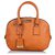 Burberry Brown Grained Leather Orchard Satchel  ref.166753