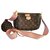 Multi Pochette Louis Vuitton Accessori multi-tasca Marrone Rosa D'oro Tela