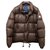 VINTAGE Moncler Grenoble Down Puffa Jacket MADE IN FRANCE Size L Brown Polyamide  ref.166881
