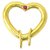 Autre Marque TIFFANY & CO. Collier pendentif coeur rubis Or jaune Jaune  ref.167009