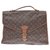 Louis Vuitton Briefcase Brown Cloth  ref.167102
